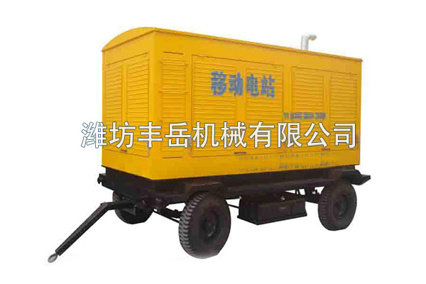 Mobile 75kw diesel generator set